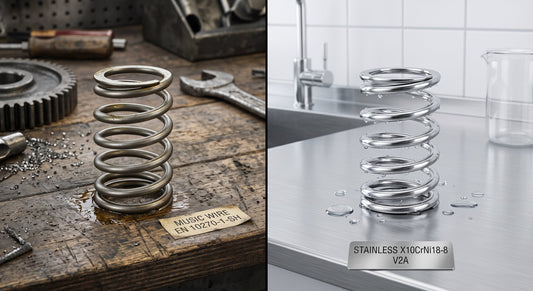 Spring Steel (Music Wire) vs Stainless Steel – Which Material Should You Choose?