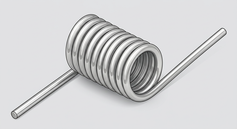 Torsion Spring | d 0.46mm | Do 4.17mm | 180° | Stainless Steel