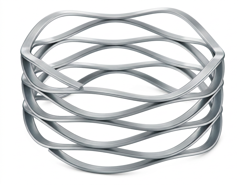 Multi Wave Washer | Do 40mm | Di 30mm | L0 9.14mm | Spring Steel | AXS-MW-10589